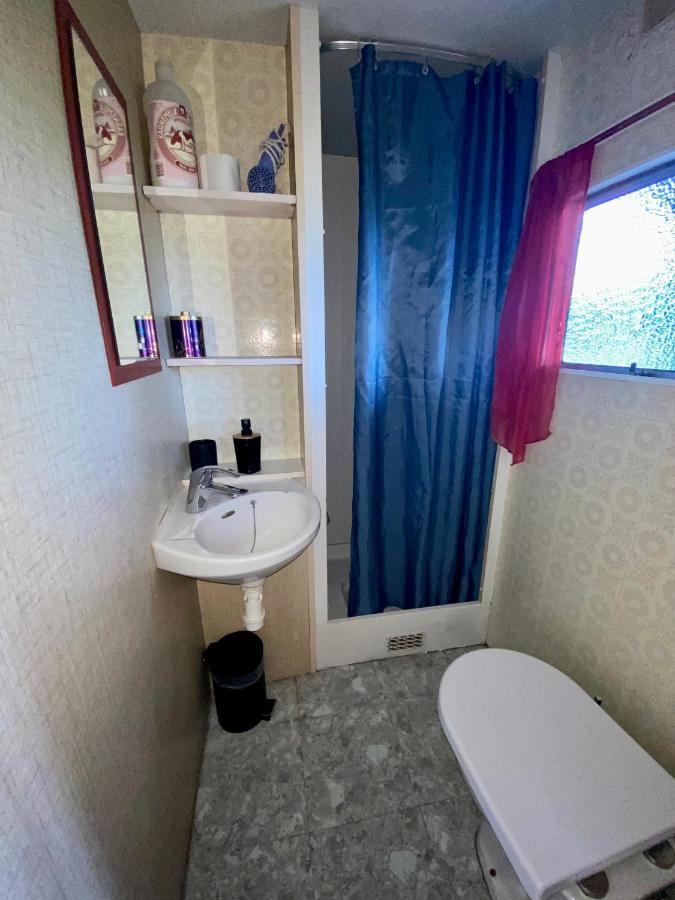 Mobilhome Sous Chalet En Bois A La Ferme Josnes 외부 사진